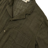 Camisa Sport Linen Olive