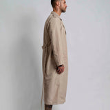 The Long Trench Coat Nylon Caqui