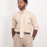 CAMISA OVER COTTON ORGANIC LISTRAS SUNSET