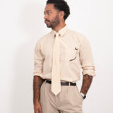 CAMISA OVER COTTON ORGANIC LISTRAS SUNSET