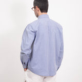 CAMISA OVER COTTON ORGANIC  LISTRAS DENIM